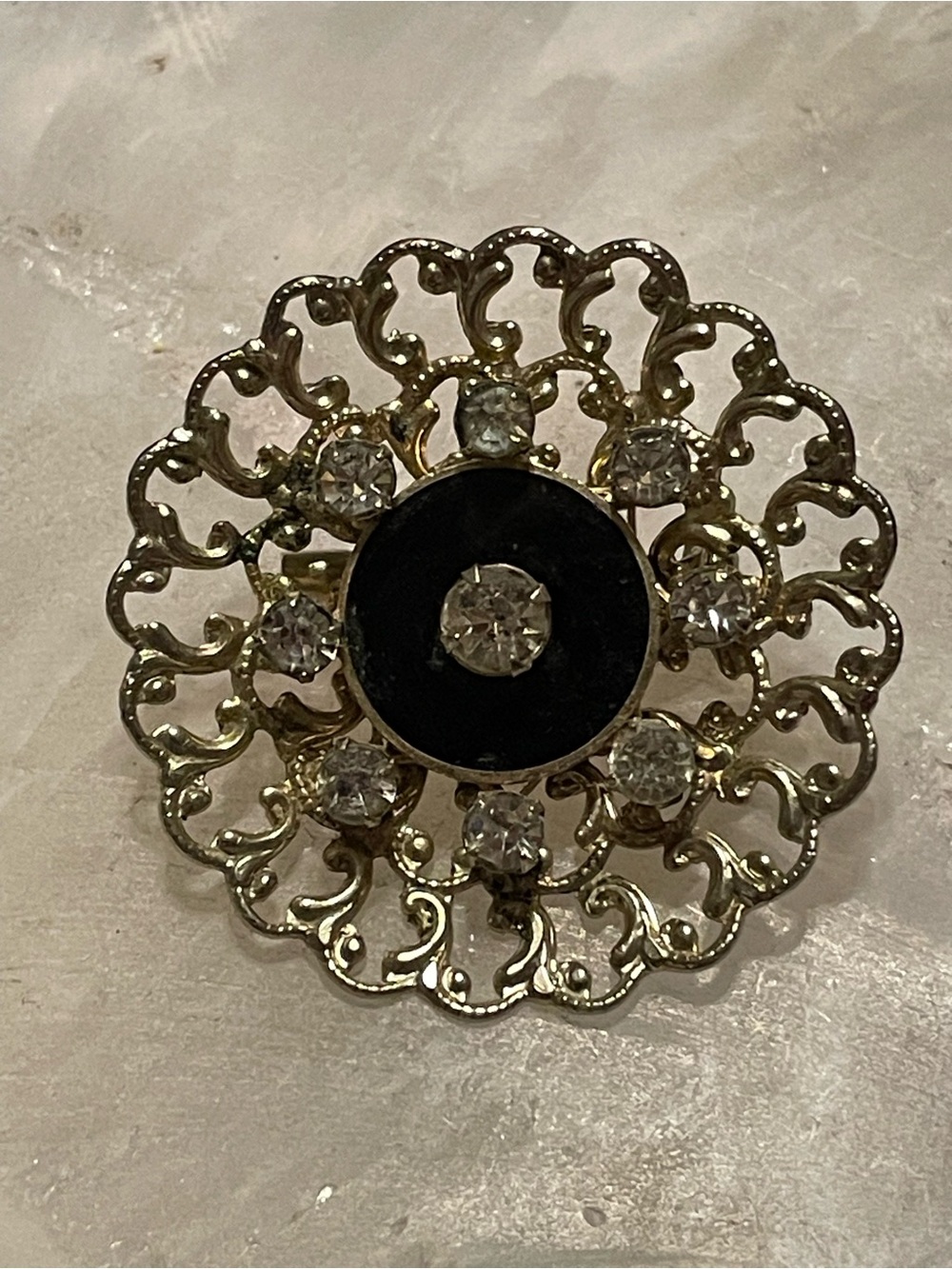 Vintage Rhinestone Costume Pin #8616